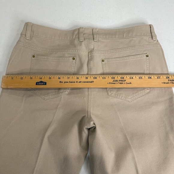 Chico's So Slimming Ankle Pant Tan Tummy Control Women’s Size 10 (Chico’s 1.5) - Picture 6 of 12